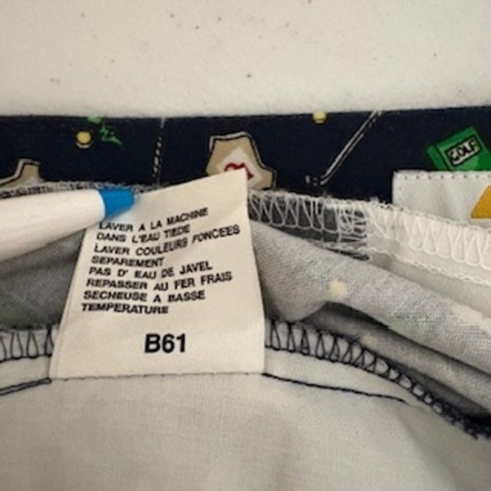 Vintage Liz Claiborne Liz Golf High Rise Pleated Front Shorts Sz 14‎ Golf Print - Picture 10 of 11